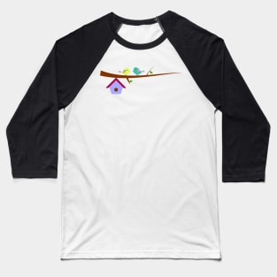 Cute birds in spring Baseball T-Shirt